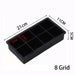 4/6/8/15 Grid Big Ice Tray Mold Box Large Food Grade Silicone Ice Cube Square Tray Mold Diy Bar Pub Wine Ice Blocks Maker Model - Shopsta EU