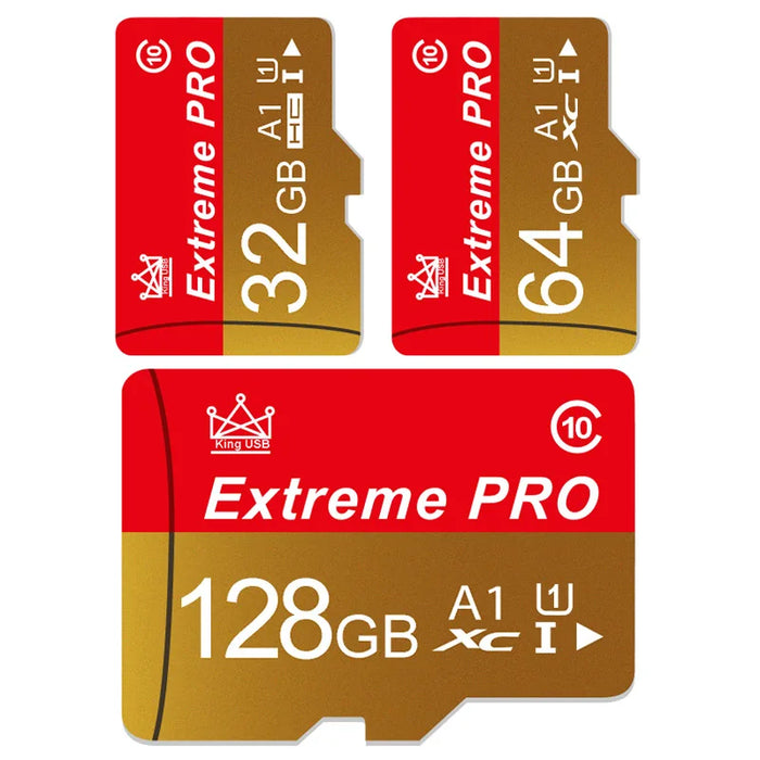 Extreme Pro - Mini SD kartica velike brzine s V10 TF karticom - Veličine do 256 GB - Idealna Flash kartica za korištenje telefona, kamere, drona