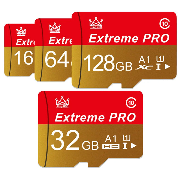 Extreme Pro - Mini SD kartica velike brzine s V10 TF karticom - Veličine do 256 GB - Idealna Flash kartica za korištenje telefona, kamere, drona