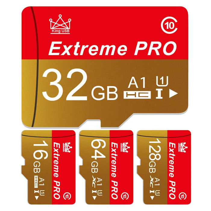 Extreme Pro - Mini SD kartica velike brzine s V10 TF karticom - Veličine do 256 GB - Idealna Flash kartica za korištenje telefona, kamere, drona