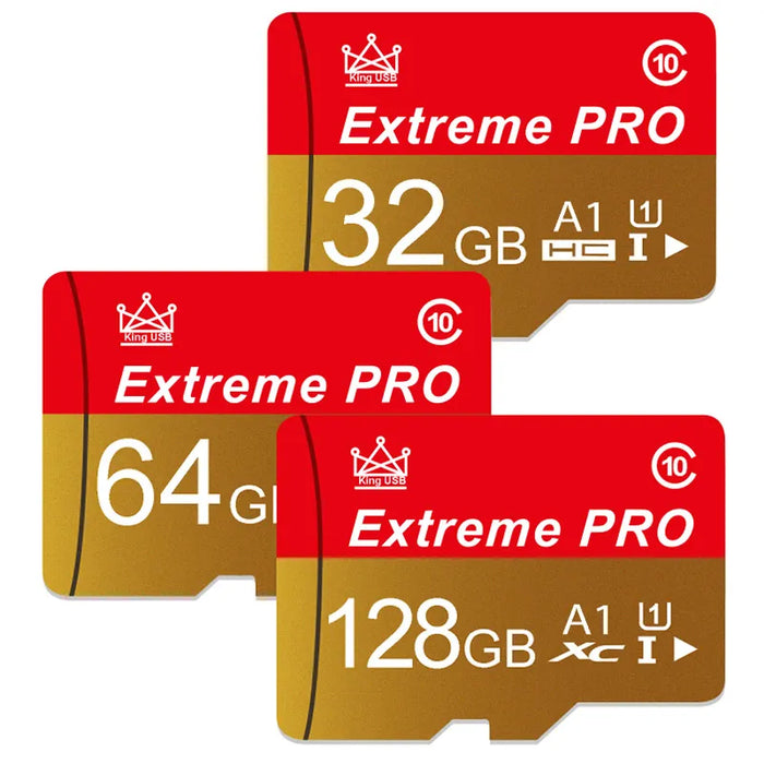 Extreme Pro - Mini SD kartica velike brzine s V10 TF karticom - Veličine do 256 GB - Idealna Flash kartica za korištenje telefona, kamere, drona