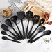 AliExpress Collection 10 PCS Silicone Cookware Set Kitchen Cooking Tools Baking Tools Tableware Silicone Shovel Spoon Scraper - Shopsta EU