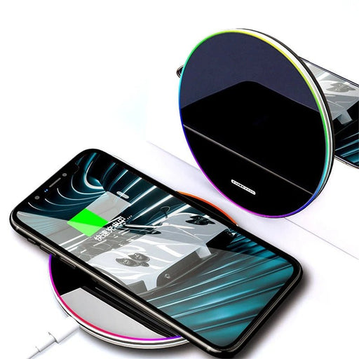 Bakeey 15W, 10W, 7.5W, 5W Model - Fast Wireless Charging Pad for Qi-Enabled Smartphones - Ideal for iPhone 14 Pro Max, iPhone 13, iPhone 12, Samsung, and Xiaomi Users - Shopsta EU