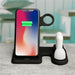 Bakeey 4 In 1 Wireless Charger - 10W/7.5W/5W Night Light Quick Charging Stand for iPhone, Apple Watch & Airpod - Perfect for iPhone XS 11Pro & Apple Watch 5/4/3/2/1 Users - Shopsta EU