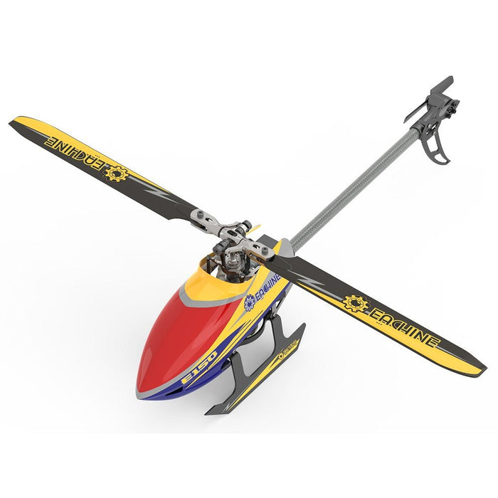 Eachine E150 2.4G 6CH - 6-Axis Gyro 3D6G Dual Brushless Direct Drive Motor Flybarless RC Helicopter - BNF Compatible with FUTABA S-FHSS for Enthusiasts - Shopsta EU