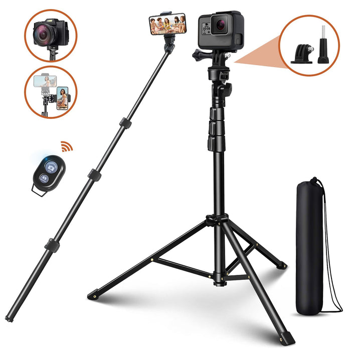 ELEGIANT EGS-08 - Multifunctional Selfie Stick with Adjustable 1.3m Telescopic Tripod Stand and Remote Shutter - Perfect for Camera Phone Photography Enthusiasts - Shopsta EU