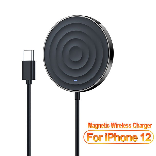 Essager 15W QI Magnetic Wireless Charger - Fast Charging Pad for iPhone 12 Series, Samsung S21, Galaxy Note S20 Ultra, Huawei Mate40, OnePlus 8 Pro - Ideal for Smartphone Users Needing Quick Charge - Shopsta EU