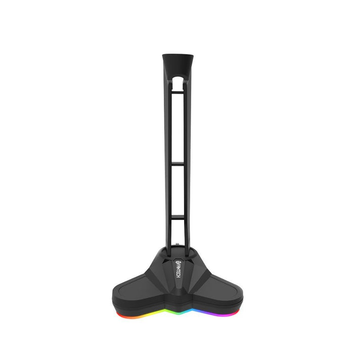 FANTECH AC3001S - RGB Light-emitting Headphone Stand, Headset Hook Display Rack & Storage Tools with Anti-Slip Aggravating Base - Perfect for Gamers & Organizing Workspace - Shopsta EU