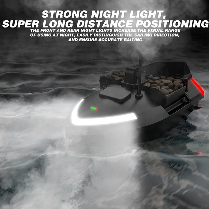 Flytec V020 RTR - 2.4G 4CH GPS Fishing Bait RC Boat with 500m Distance, 40 Positioning Points, and LED Lights - Perfect for Anglers Seeking Automatic Return and Intelligent Navigation - Shopsta EU