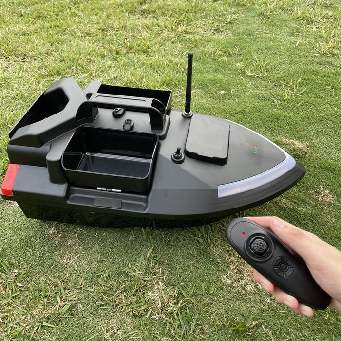 Flytec V801 RTR - 2.4G 4CH Fishing Bait RC Boat with 500m Distance, LED Lights & Intelligent Three Hoppers - Perfect for Fixed-Point Nesting & Speed Enthusiasts - Shopsta EU