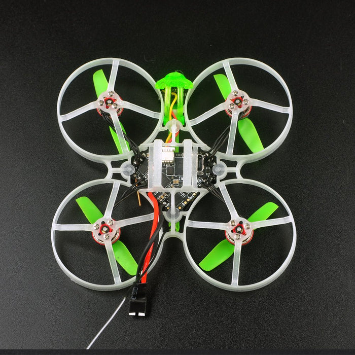 Happymodel Moblite7 - 75mm 1S Diamond F4 AIO 5A BB2 ESC Receiver, 25/200mW VTX Whoop FPV Racing Drone BNF - EX0802 19000KV Unibell Motor, Runcam Nano 3 800TVL Camera for High-Speed Racing - Shopsta EU