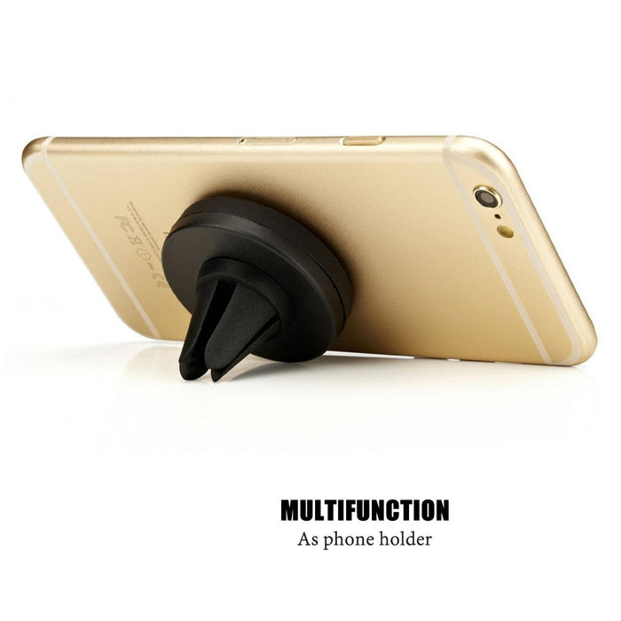 LENTION A500 - Magnetic Car Air Vent Phone Holder Mount Bracket with 360° Rotation - Designed for iPhone 13, 12, POCO X3, F3 Usage - Shopsta EU