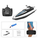 LSRC B8 2.4G Boat - High Speed Racing, Rowing, Waterproof, Rechargeable, Electric Radio Remote Control Toy - Ideal Gift for Boys and Children - Shopsta EU