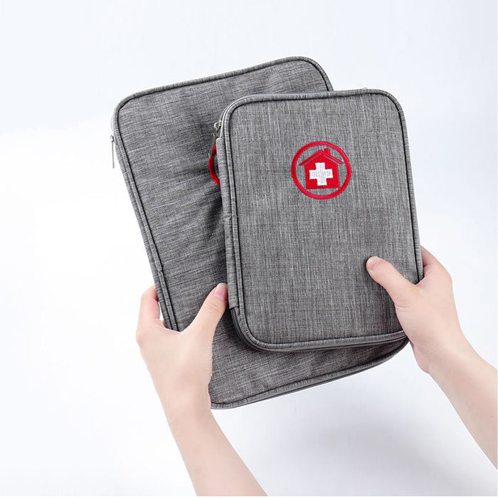 TB-0213 Kiss The Rain - Portable Two-Purpose Storage Bag, Medical Emergency Certificate & Passport Organizer, Waterproof - Ideal for Travelers & Emergency Situations - Shopsta EU