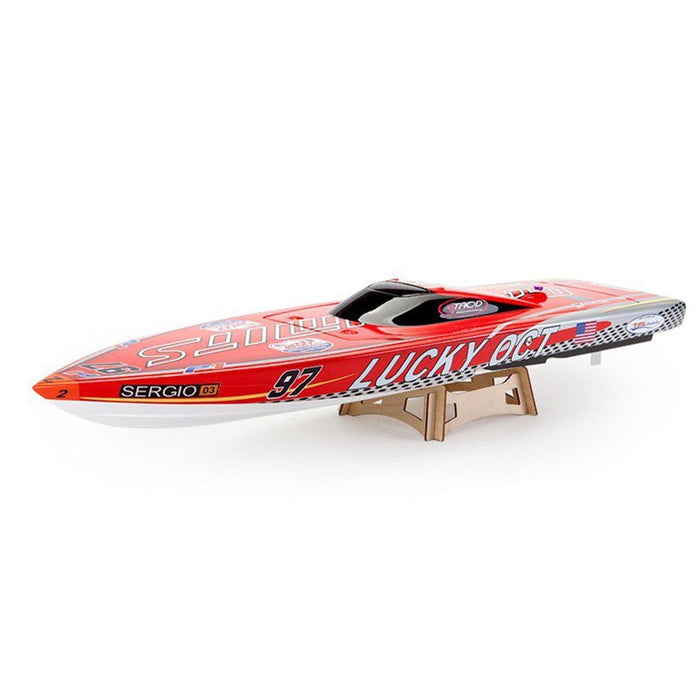 TFL 1126 Lucky OCT 880mm - 2.4G Brushless RC Boat with 120A ESC & Water Cooling System - Ideal for Hobbyists without Servo TX Battery - Shopsta EU