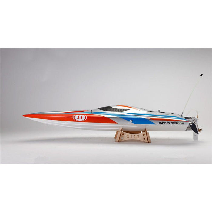 TFL Hobby 1111 Rocket FSR-OF - 65cm Racing Boat with 2958/2881KV Brushless Motor & 70A ESC Fiberglass - Ideal for RC Boat Enthusiasts - Shopsta EU