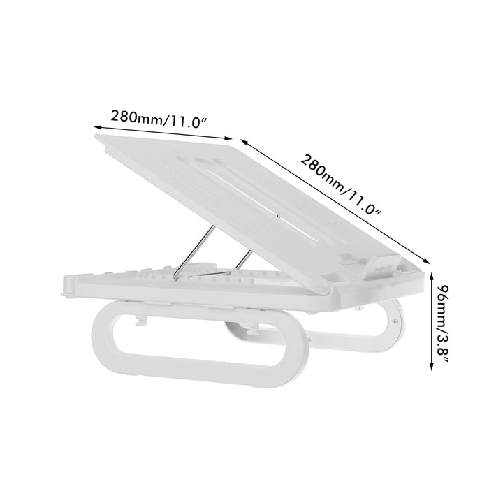 Universal Multifunctional Stand - 4 USB 3.0 Ports, 10-Gear Height Adjustment, Heat Dissipation, for 12-18 inch Devices - Ideal for Macbook and Desktop Users Needing Bracket Holders - Shopsta EU