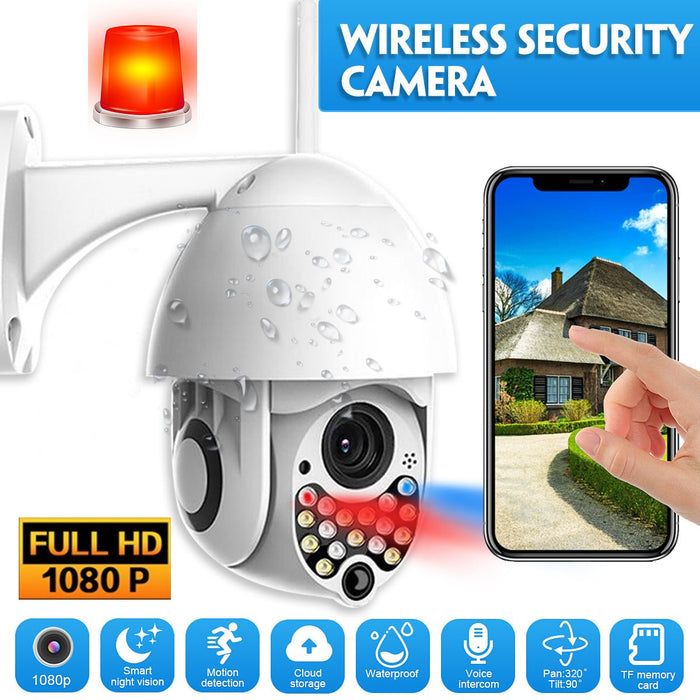 WiFi Ball Machine - Wireless HD Pylon Head Surveillance Camera for Home Security - Outdoor Waterproof Network Solution for Homeowners - Shopsta EU