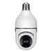 XIAOVV 2MP WiFi PTZ Security Camera - Wireless Bulb Camera with E27 Connector, Infrared Night Vision, Motion Detection, 2-Way Audio - Ideal for Home and Office Safety - Shopsta EU