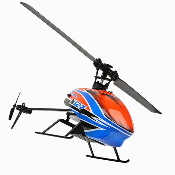 XK K127 - 4CH 6-Axis Gyro Altitude Hold Flybarless RC Helicopter RTF - Perfect for Beginners and Enthusiasts - Shopsta EU